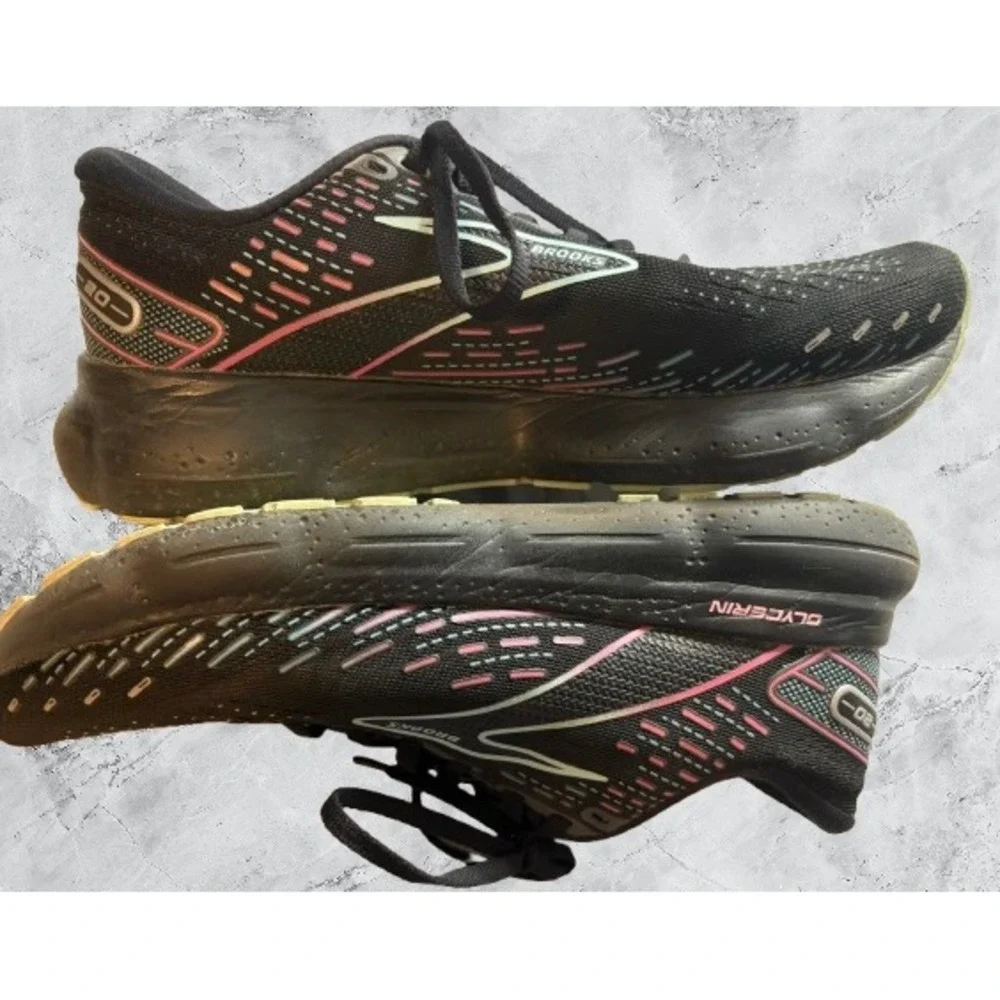 Brooks Glycerin 20 Women's Running Shoes Black Pink Size 10.5 Medium B - Picture 9 of 9